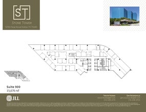 13760 Noel Rd, Dallas, TX for lease Floor Plan- Image 1 of 1