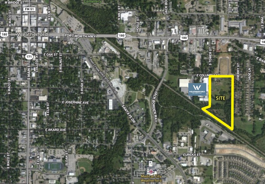 TBD E. Columbia St., Weatherford, TX 76086 Weatherford Industrial