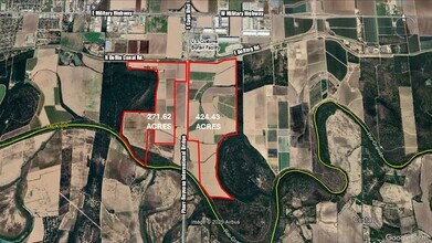 424.43 Acs on E. Side of Pharr Intl. Bridge, Pharr, TX - AERIAL  map view - Image1