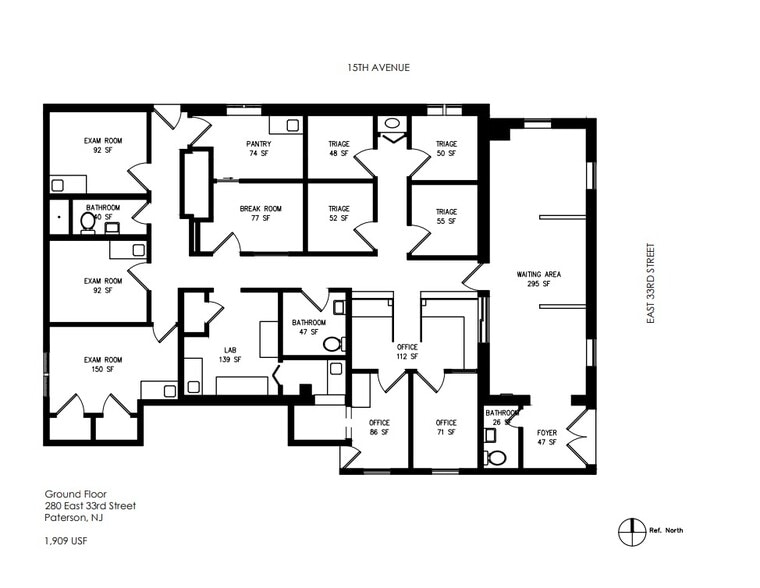 280 E 33rd St, Paterson, NJ for lease - Floor Plan - Image 3 of 3