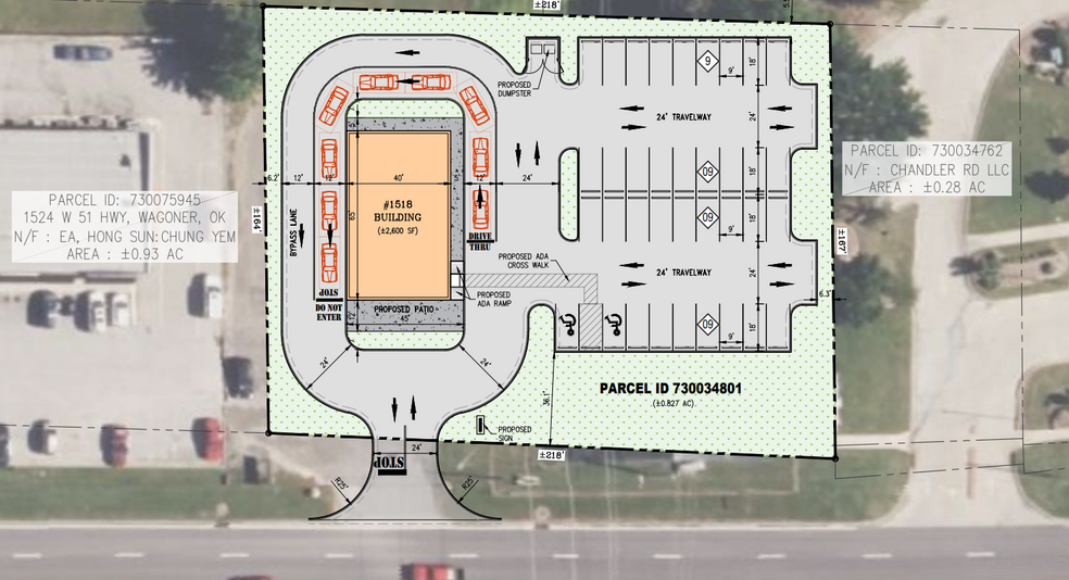 1516 OK-51, Wagoner, OK for lease - Site Plan - Image 2 of 3