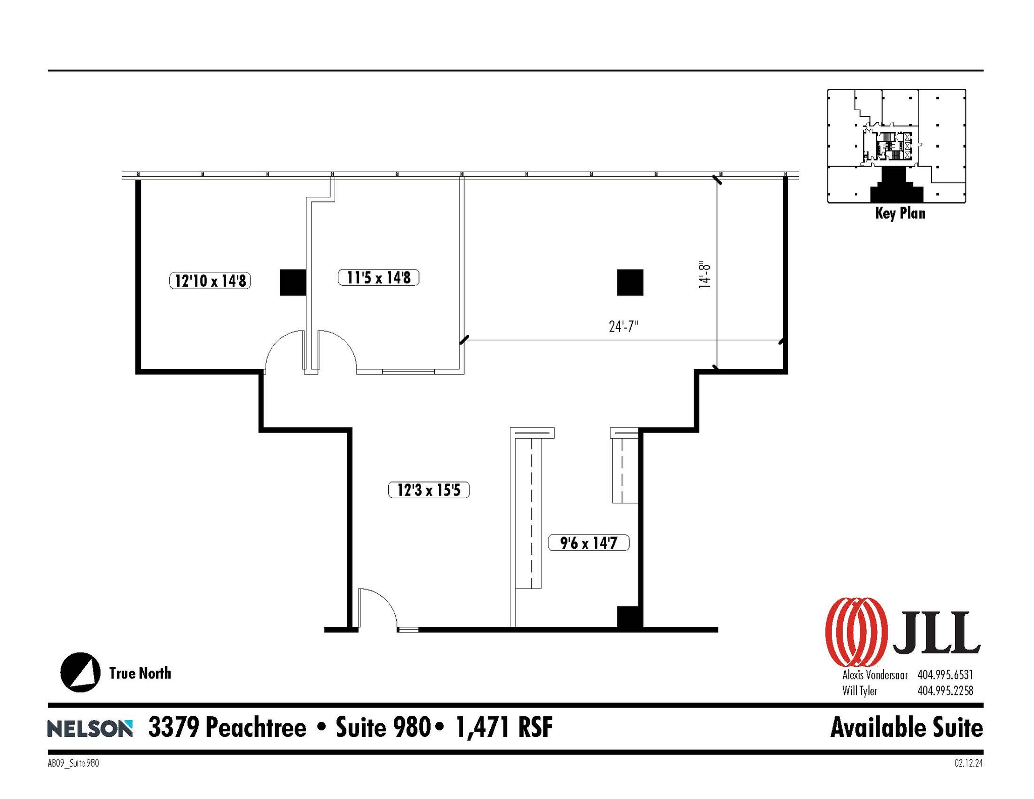 3379 Peachtree Rd NE, Atlanta, GA for lease Floor Plan- Image 1 of 1