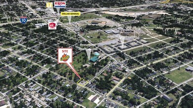 2999 Magnolia St, Beaumont, TX - AERIAL map view