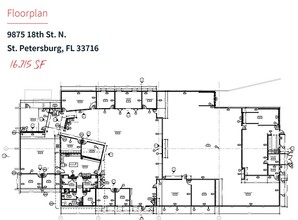 9875 18th St N, Saint Petersburg, FL for lease Floor Plan- Image 1 of 1