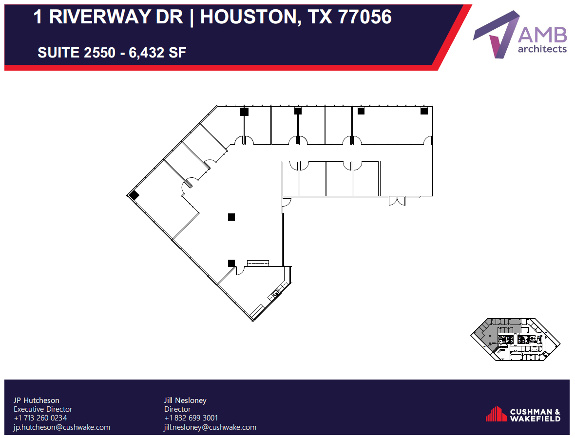 1 Riverway, Houston, TX for lease Floor Plan- Image 1 of 1