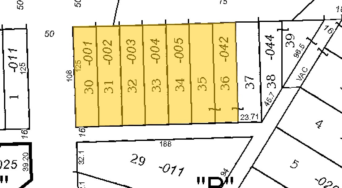 5433-5437 W 95th St, Oak Lawn, IL for sale Plat Map- Image 1 of 1