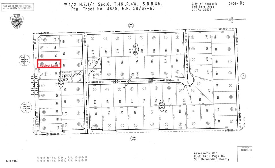 Bear Valley Rd, Hesperia, CA for sale - Plat Map - Image 2 of 14