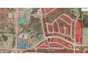 Rangeline, Columbia, MO - aerial  map view