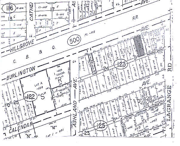 18 W Burlington Ave, La Grange, IL for lease - Plat Map - Image 2 of 2