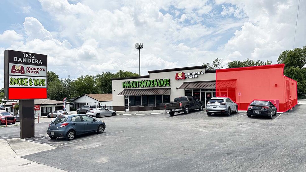 1833 Bandera Rd, San Antonio, TX for lease - Building Photo - Image 1 of 5