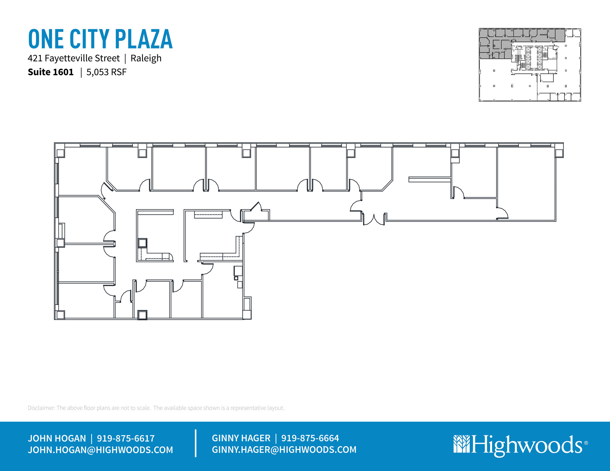 421 Fayetteville St, Raleigh, NC for lease Floor Plan- Image 1 of 1