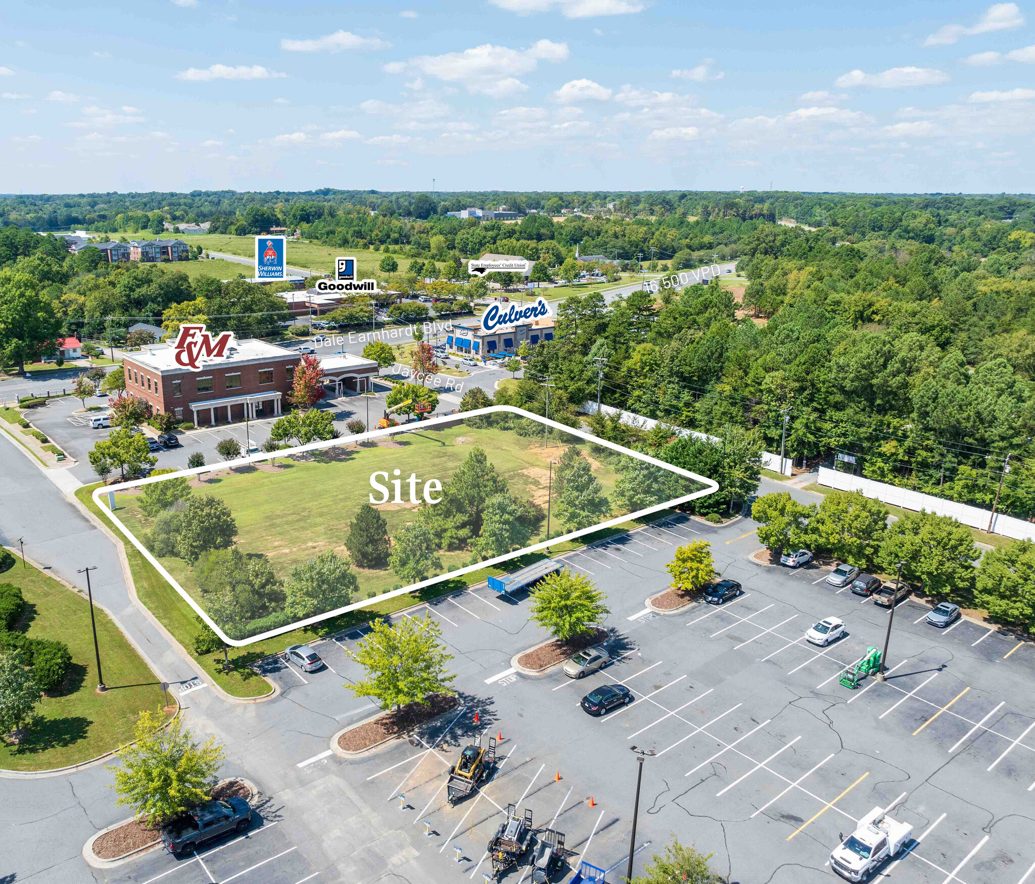 Dale Earnhardt Blvd At Jaycee Rd, Kannapolis, NC for sale Aerial- Image 1 of 5