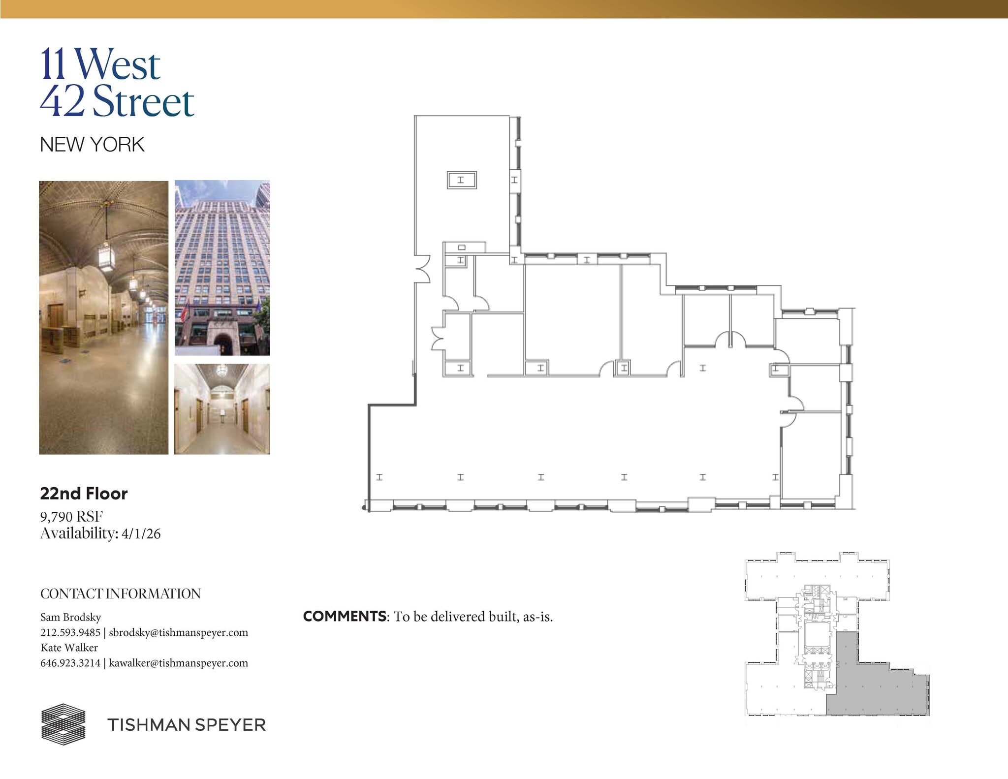 11 W 42nd St, New York, NY for lease Floor Plan- Image 1 of 1