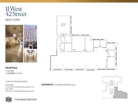 11 W 42nd St, New York, NY for lease Floor Plan- Image 1 of 1