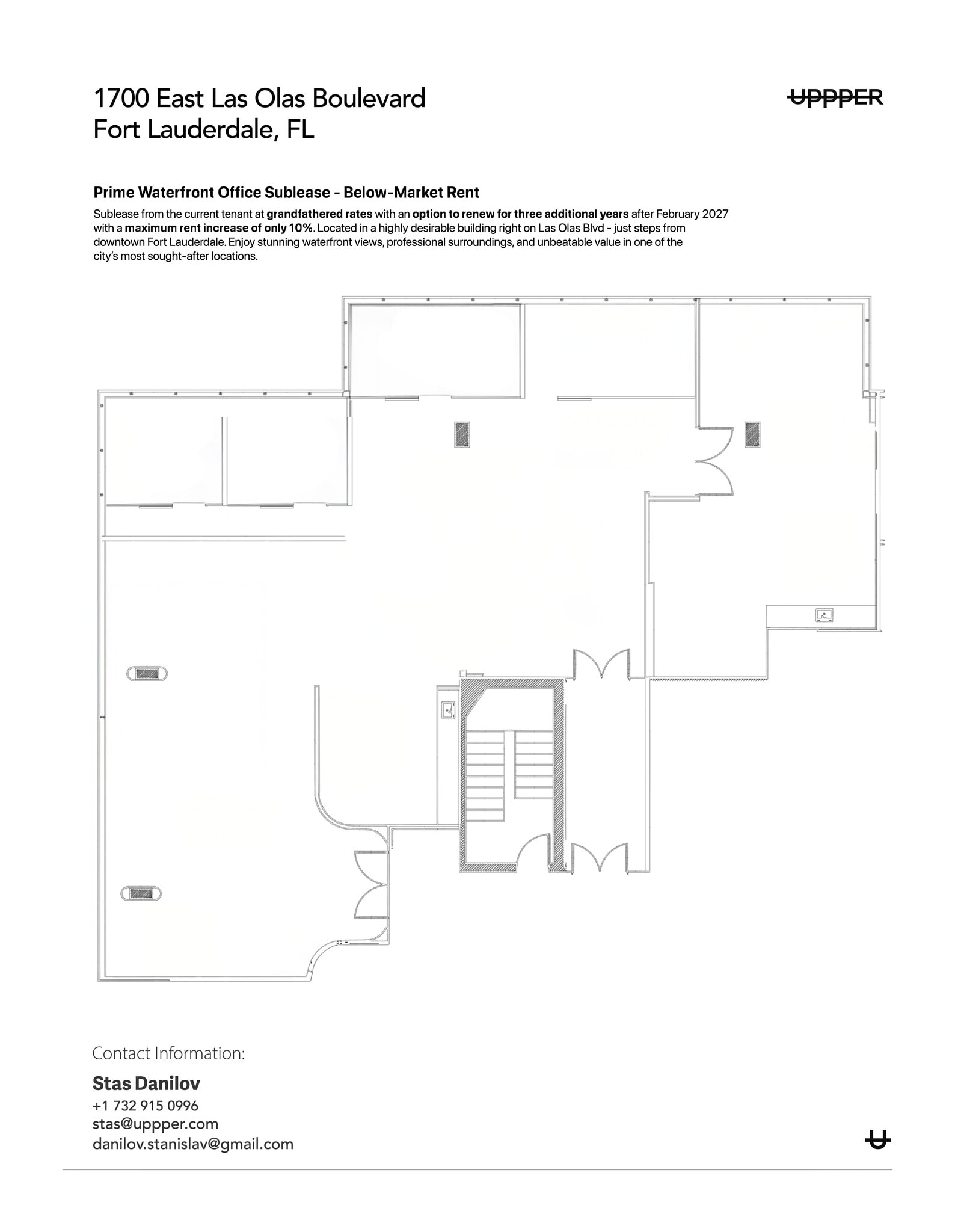 1700 E Las Olas Blvd, Fort Lauderdale, FL for lease Site Plan- Image 1 of 1
