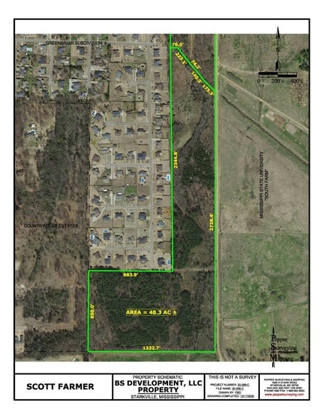 Greenbriar Ave, Starkville, MS for sale - Building Photo - Image 1 of 1