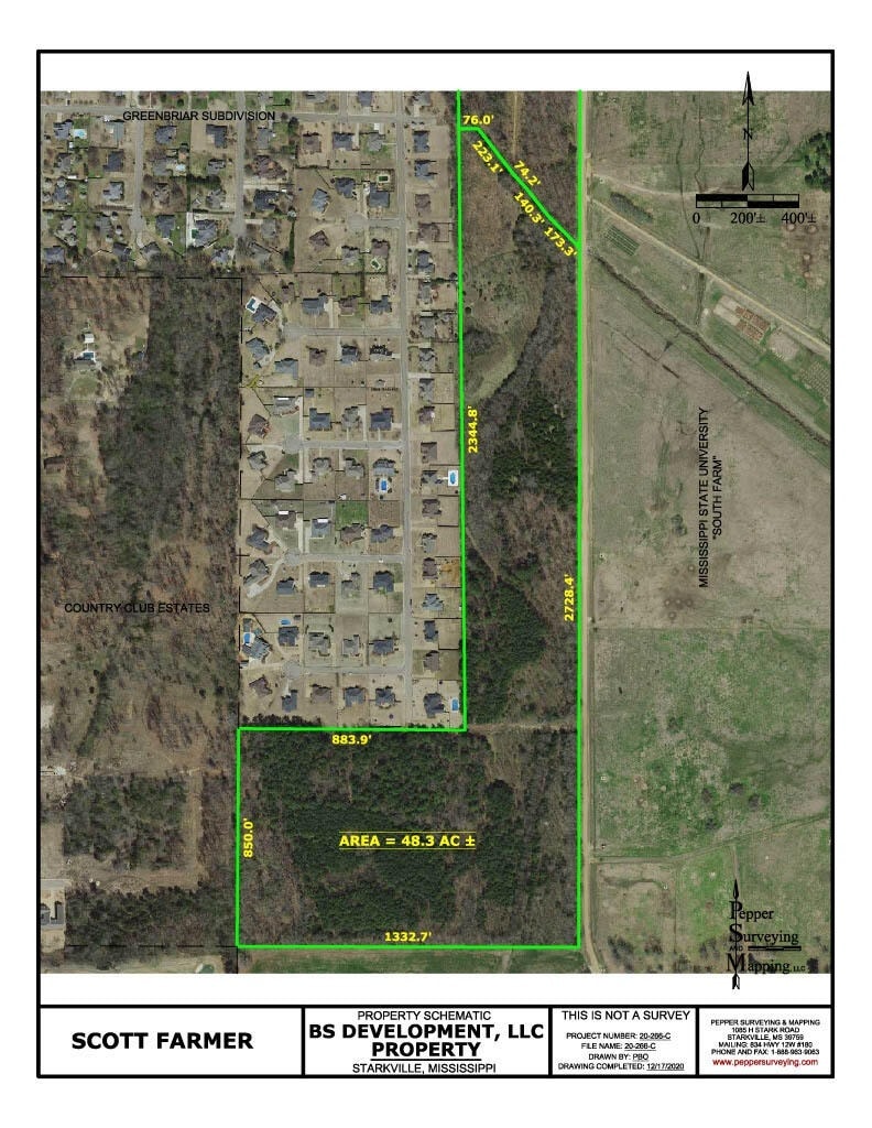 Greenbriar Ave, Starkville, MS for sale Building Photo- Image 1 of 2