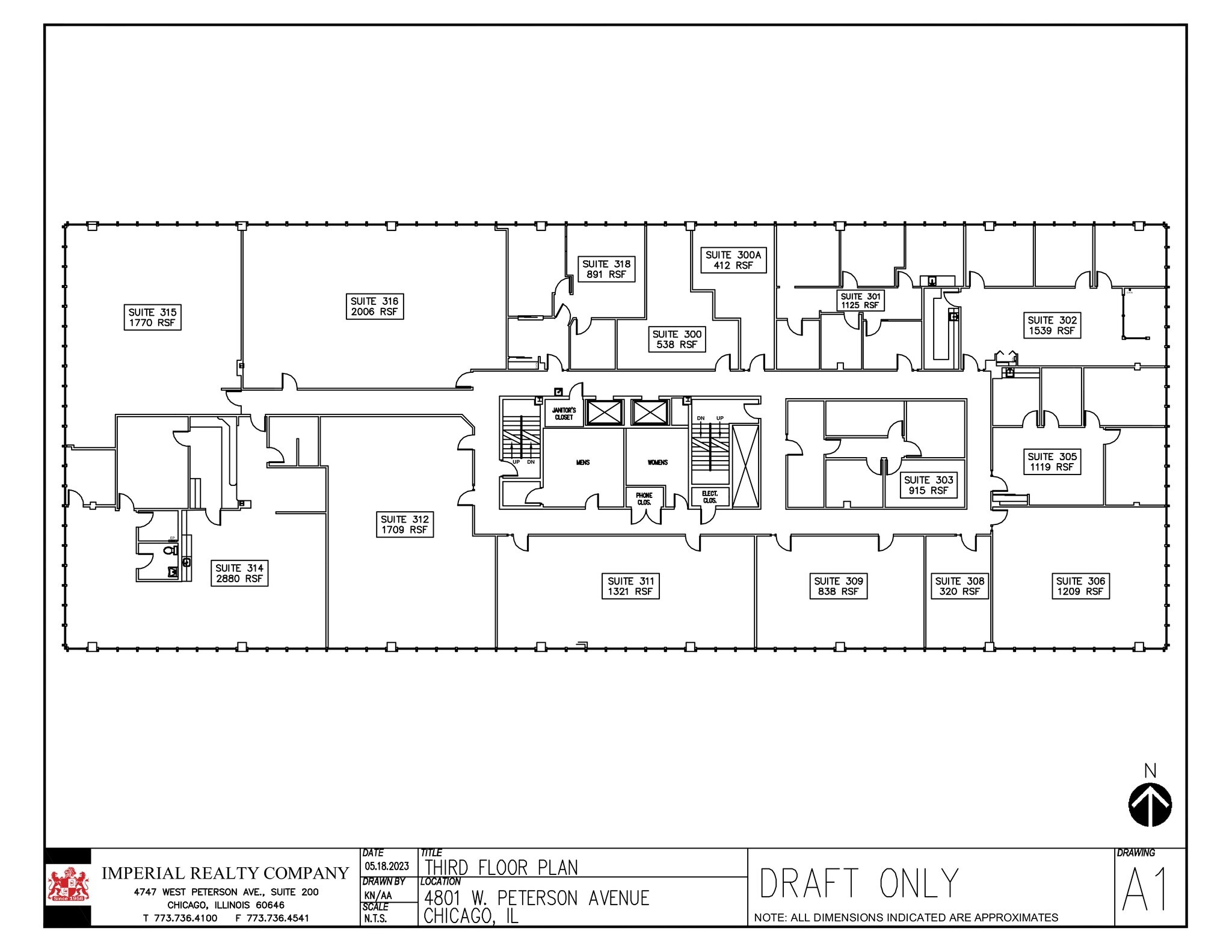 4801 W Peterson Ave, Chicago, IL for lease Site Plan- Image 1 of 1
