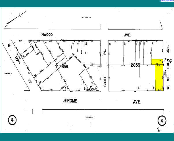 2-16 W Mount Eden Ave, Bronx, NY for lease - Plat Map - Image 2 of 3