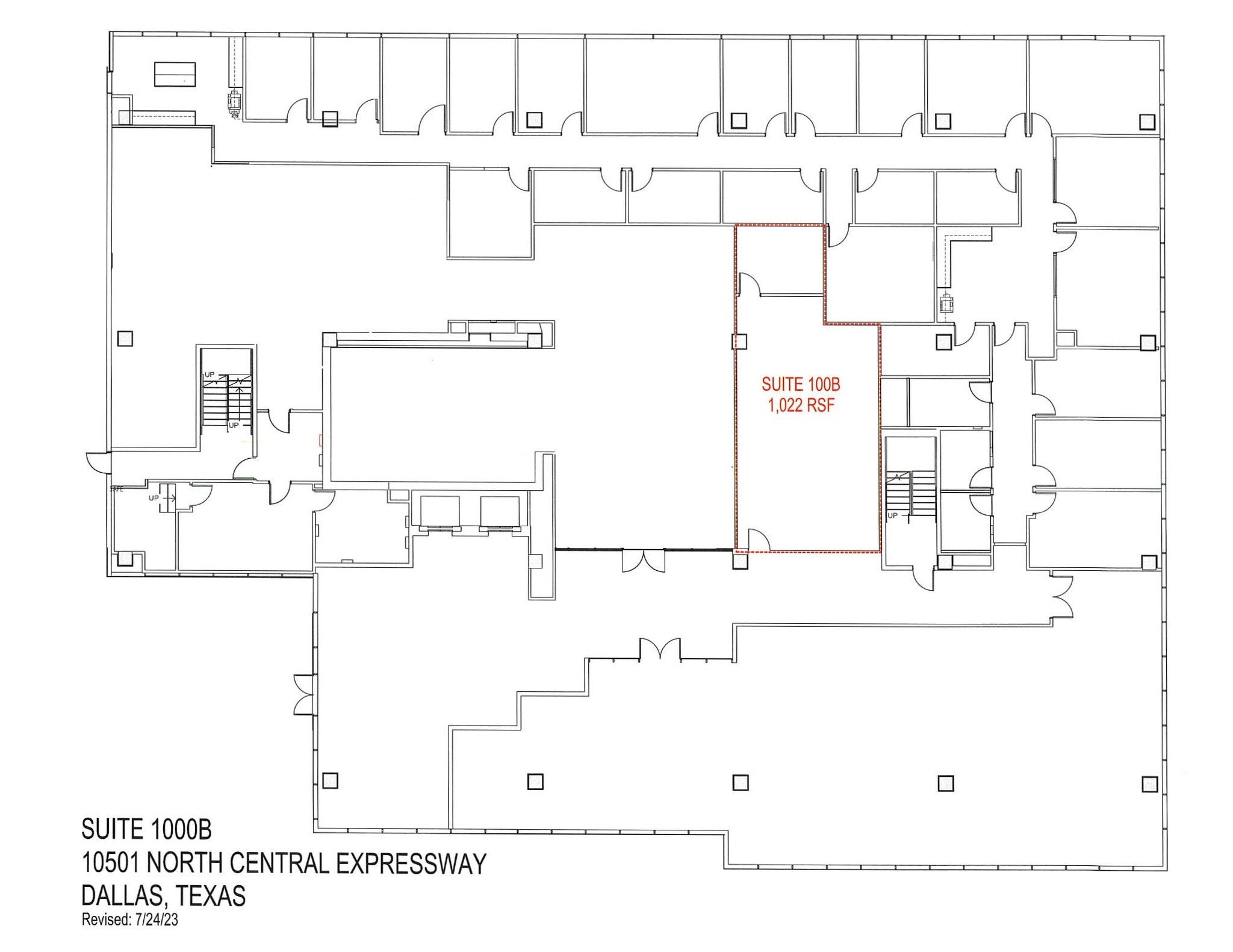 10501 N Central Expy, Dallas, TX for lease Floor Plan- Image 1 of 1