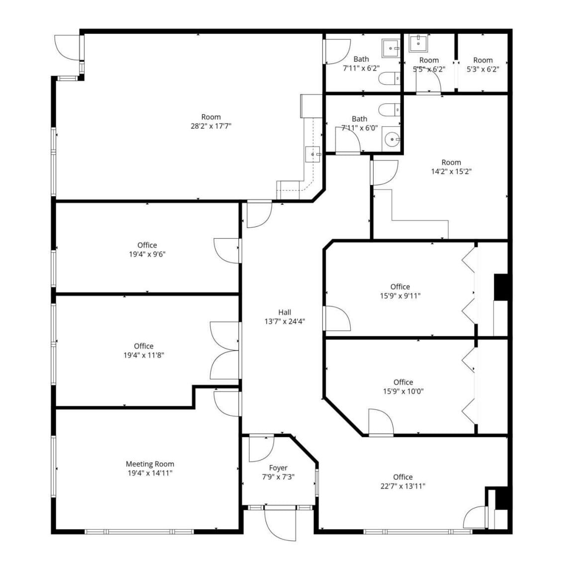 215 Remington Blvd, Bolingbrook, IL for lease Floor Plan- Image 1 of 1