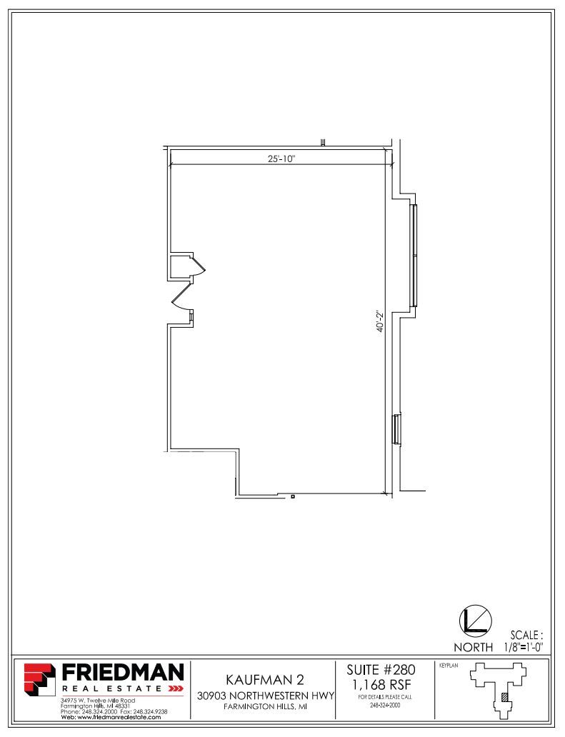 30903 Northwestern Hwy, Farmington Hills, MI for lease Floor Plan- Image 1 of 1