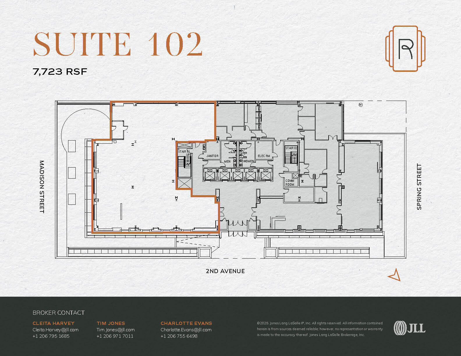 1015 2nd Ave, Seattle, WA for lease Floor Plan- Image 1 of 1
