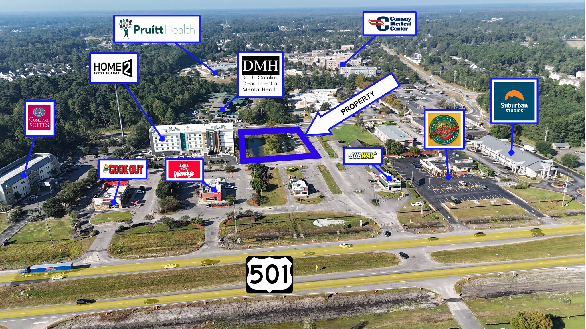 TBD University Plaza Dr, Conway, SC for sale Primary Photo- Image 1 of 3