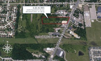 More details for 25298 Telegraph Rd, Flat Rock, MI - Land for Sale