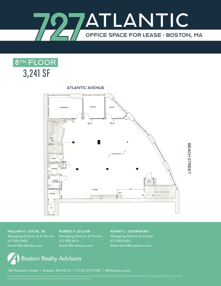 727 Atlantic Ave, Boston, MA for lease - Floor Plan - Image 3 of 7