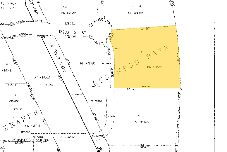 12227 S Business Park Dr, Draper, UT for lease - Plat Map - Image 2 of 12