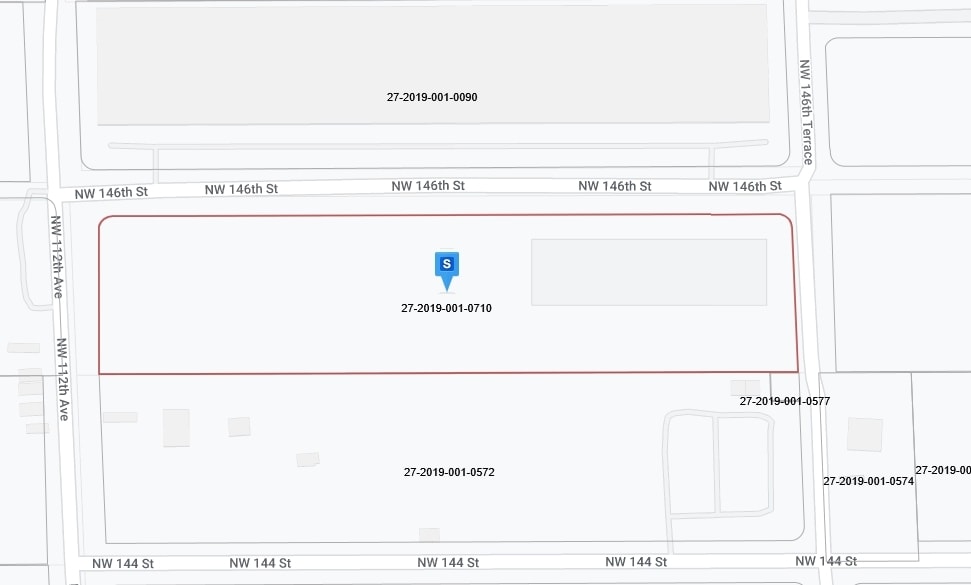 10900 NW 146th St, Hialeah Gardens, FL for lease - Plat Map - Image 2 of 12