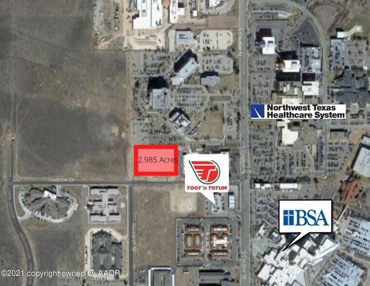 Coulter & Outlook, Amarillo, TX 79106 Land for Sale