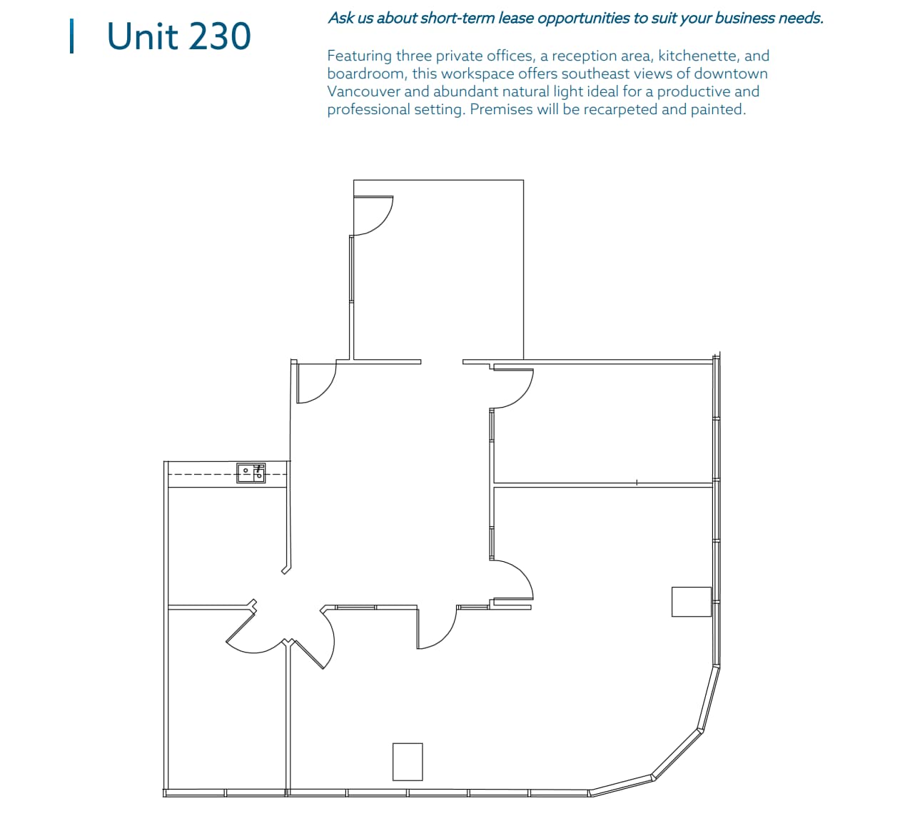 1090 W Georgia St, Vancouver, BC for lease Floor Plan- Image 1 of 1