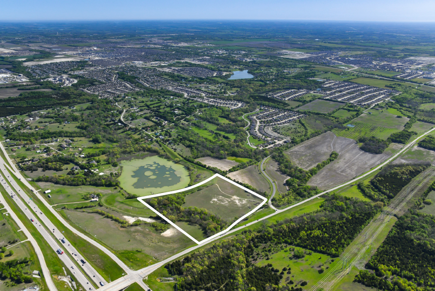 NEC of US 75 & Collin County Outer Loop loop, Anna, TX for sale - Aerial - Image 2 of 4