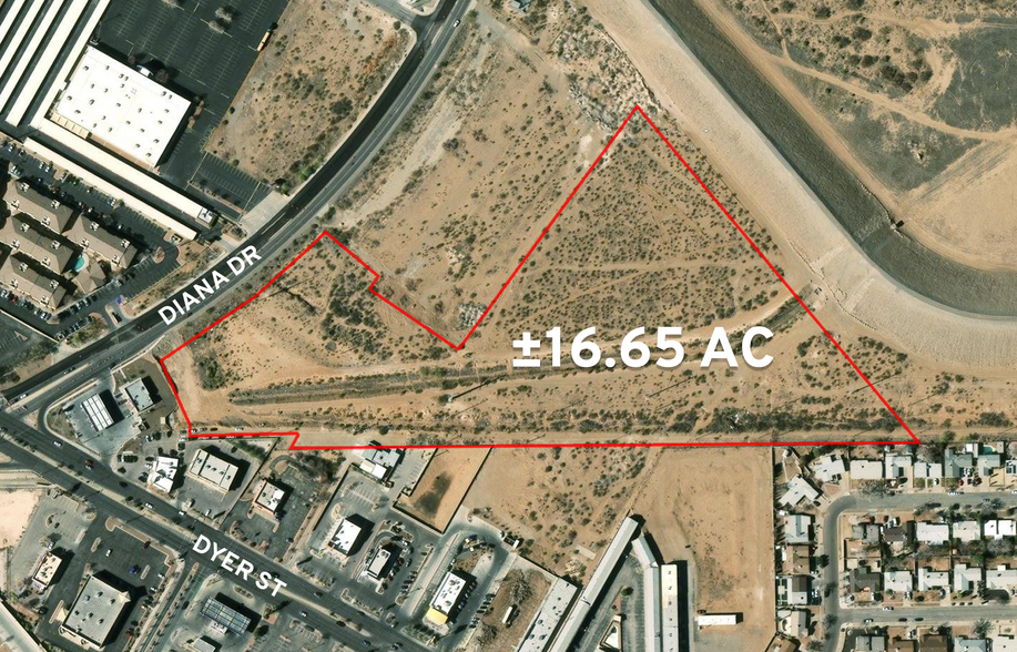 Diana Dr near Dyer St, El Paso, TX for sale - Building Photo - Image 2 of 5