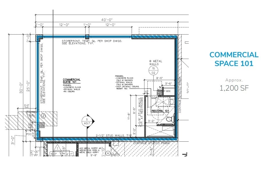 1602 S Coast Hwy, Oceanside, CA 92054 - Unit 101 -  - Floor Plan - Image 1 of 1