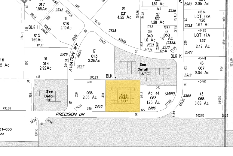2480 Precision Dr, Minden, NV for lease - Plat Map - Image 2 of 7
