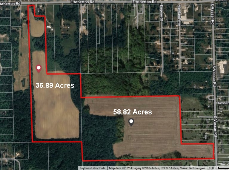 0000 E Atherton / Vassar Rd, Burton, MI for sale - Aerial - Image 1 of 3