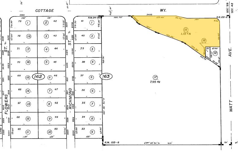 3400 Cottage Way, Sacramento, CA for sale - Plat Map - Image 1 of 1