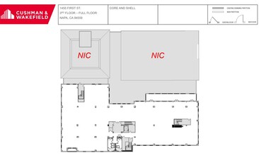 1401-1485 1st St, Napa, CA for lease Floor Plan- Image 1 of 2