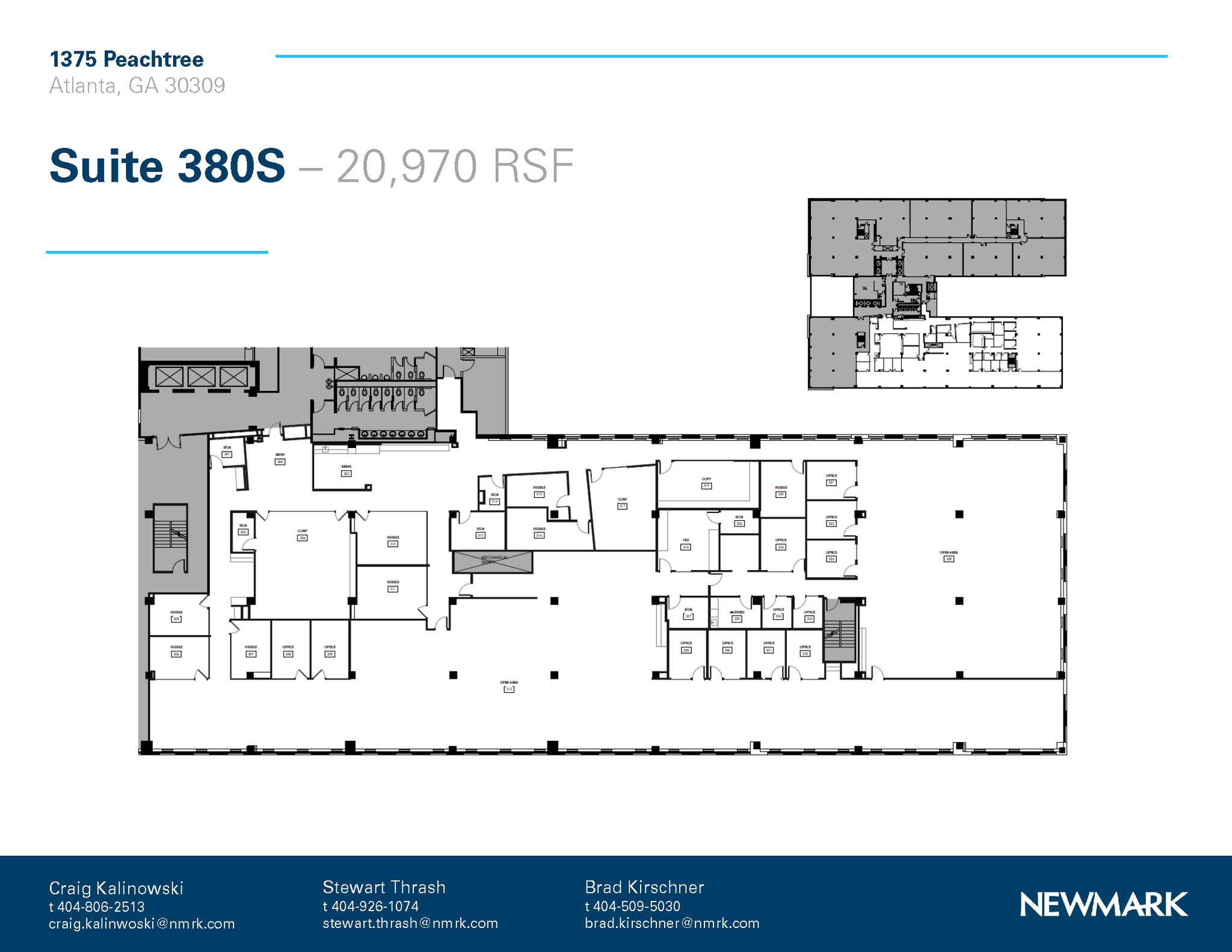 1375 Peachtree St NE, Atlanta, GA for lease Floor Plan- Image 1 of 1