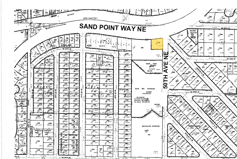 5464 Sand Point Way NE, Seattle, WA for lease - Plat Map - Image 2 of 3