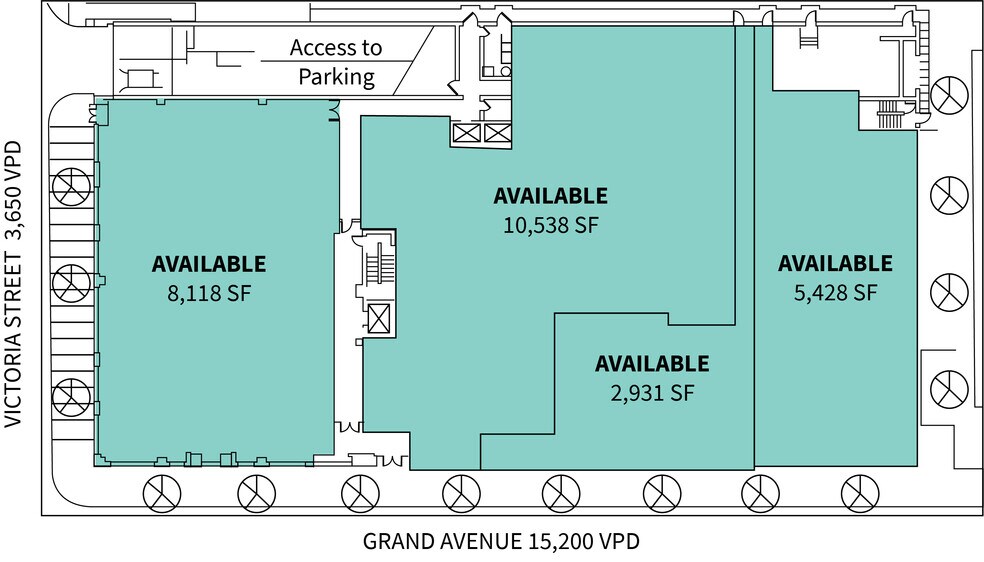 870 Grand Ave, Saint Paul, MN for lease - Floor Plan - Image 2 of 2