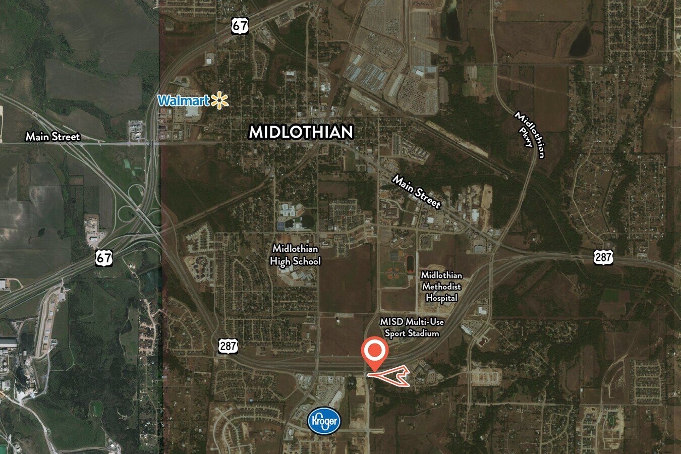 Mt. Zion & US 287, Midlothian, TX 76065