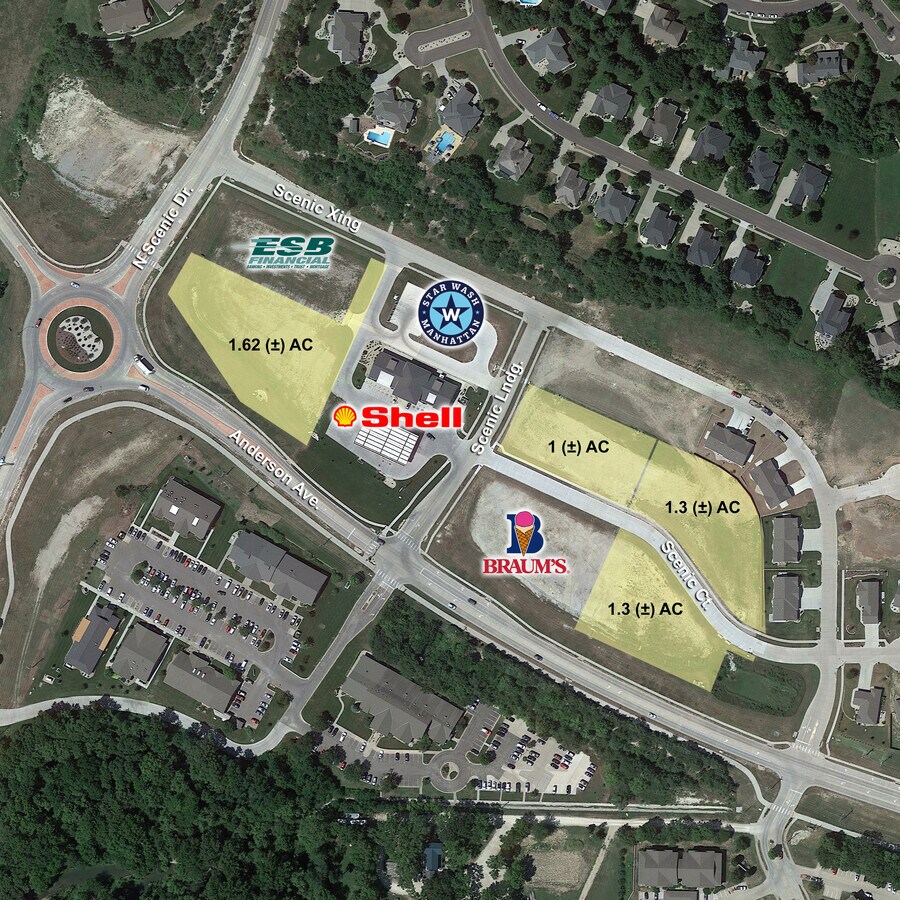 NEC of Anderson Avenue and Scenic Drive, Manhattan, KS 66503 Land for