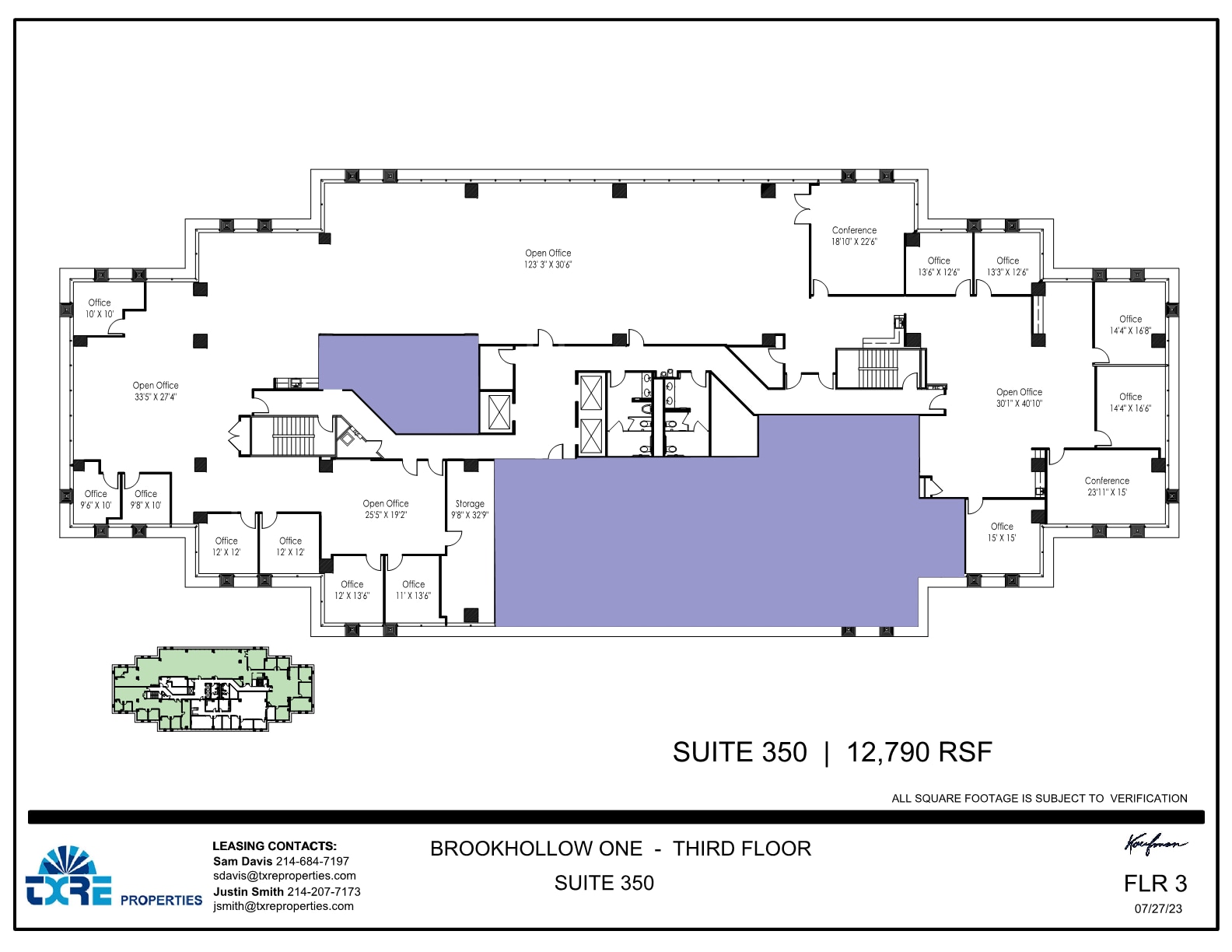 2301 E Lamar Blvd, Arlington, TX for lease Floor Plan- Image 1 of 2