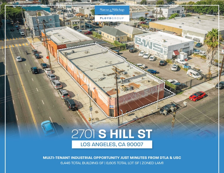 2701-2711 S Hill St, Los Angeles, CA for sale - Aerial - Image 1 of 17