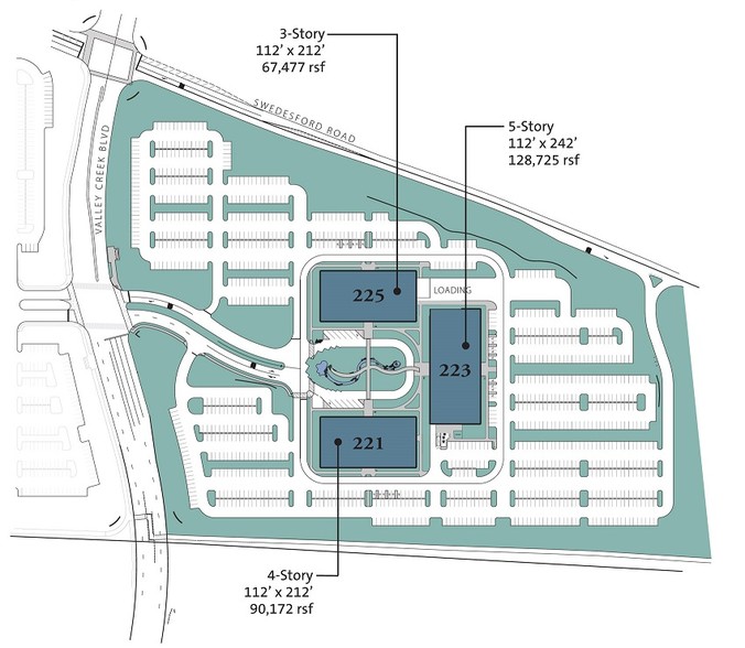 Valley Creek Blvd, Exton, PA for lease - Site Plan - Image 2 of 2