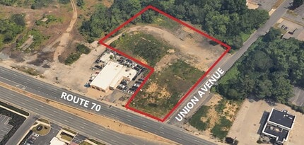 1230 Union Ave, Cherry Hill, NJ - AERIAL  map view